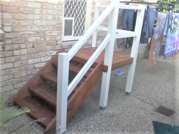picture of repaired staircase